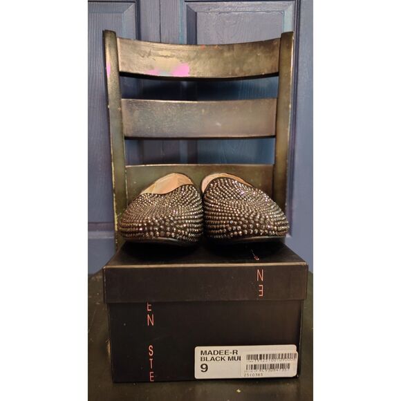 Steven by Steve Madden Silver Studded Women's Loafers Size 9 - Picture 6 of 11